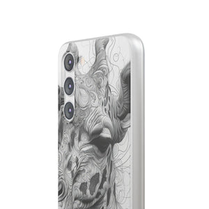 Monochrome Giraffe | Flexible Phone Case for Samsung Galaxy