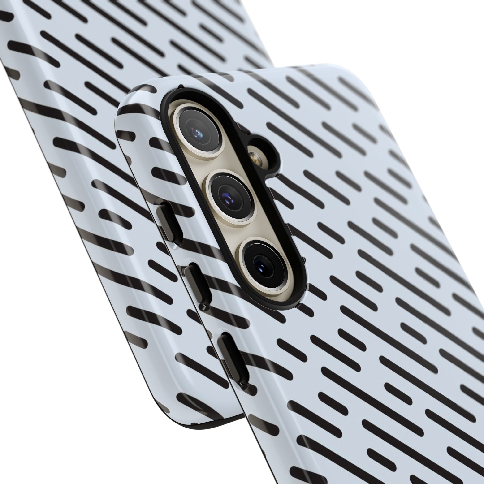 Monochrome Dash - Protective Phone Case