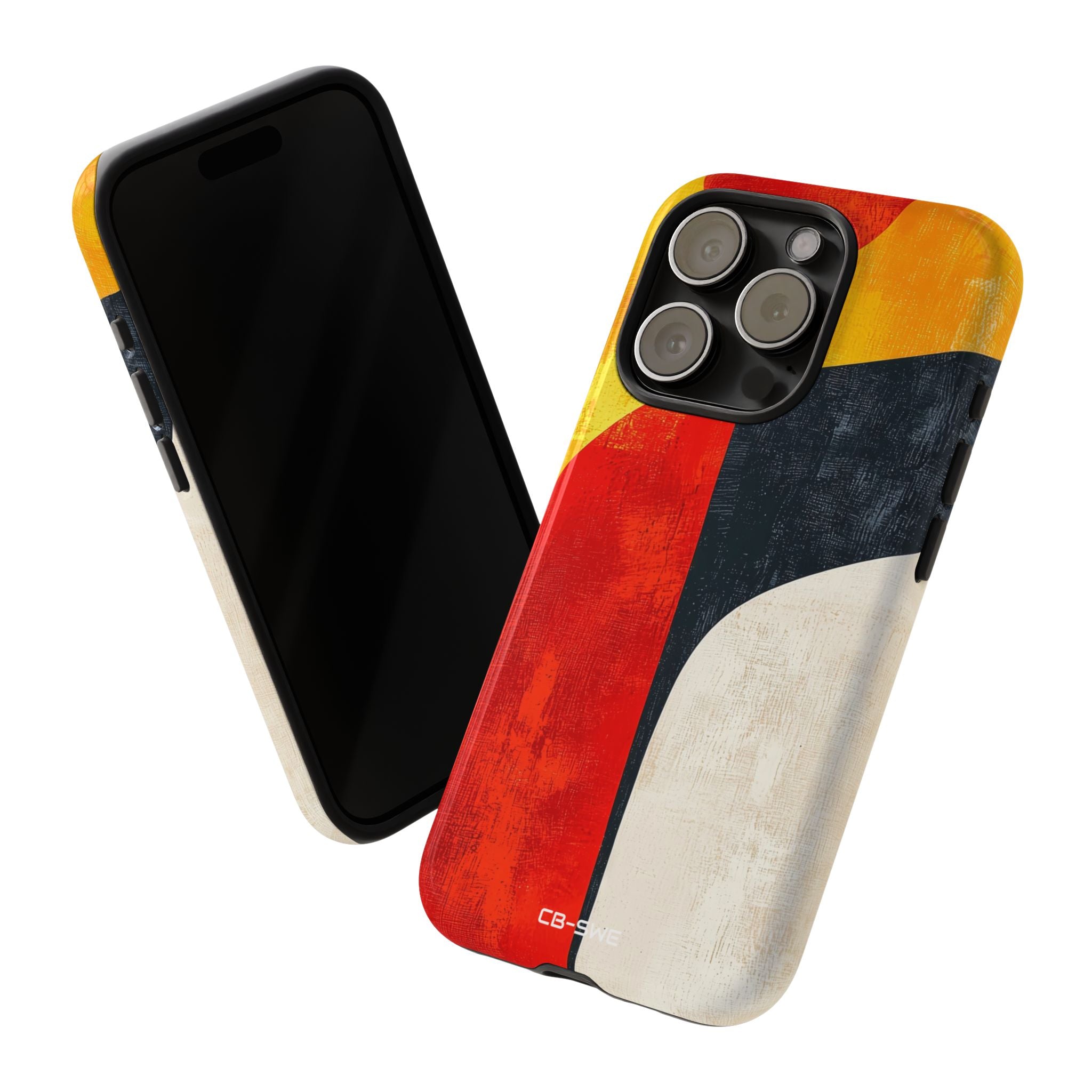 Vibrant Flowing Shapes - iPhone Case