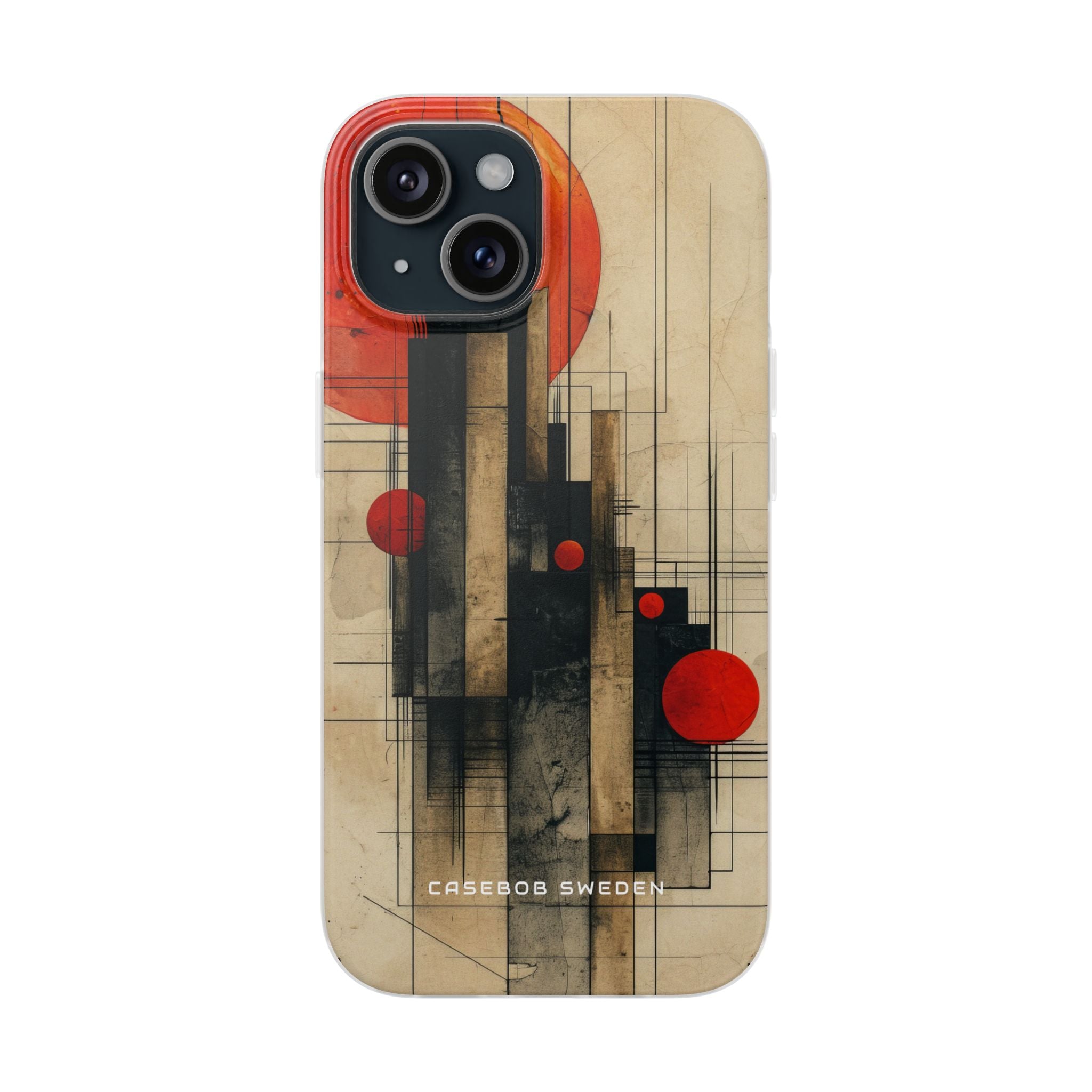 Vintage Geometric Harmony iPhone 15 - Flexi Phone Case