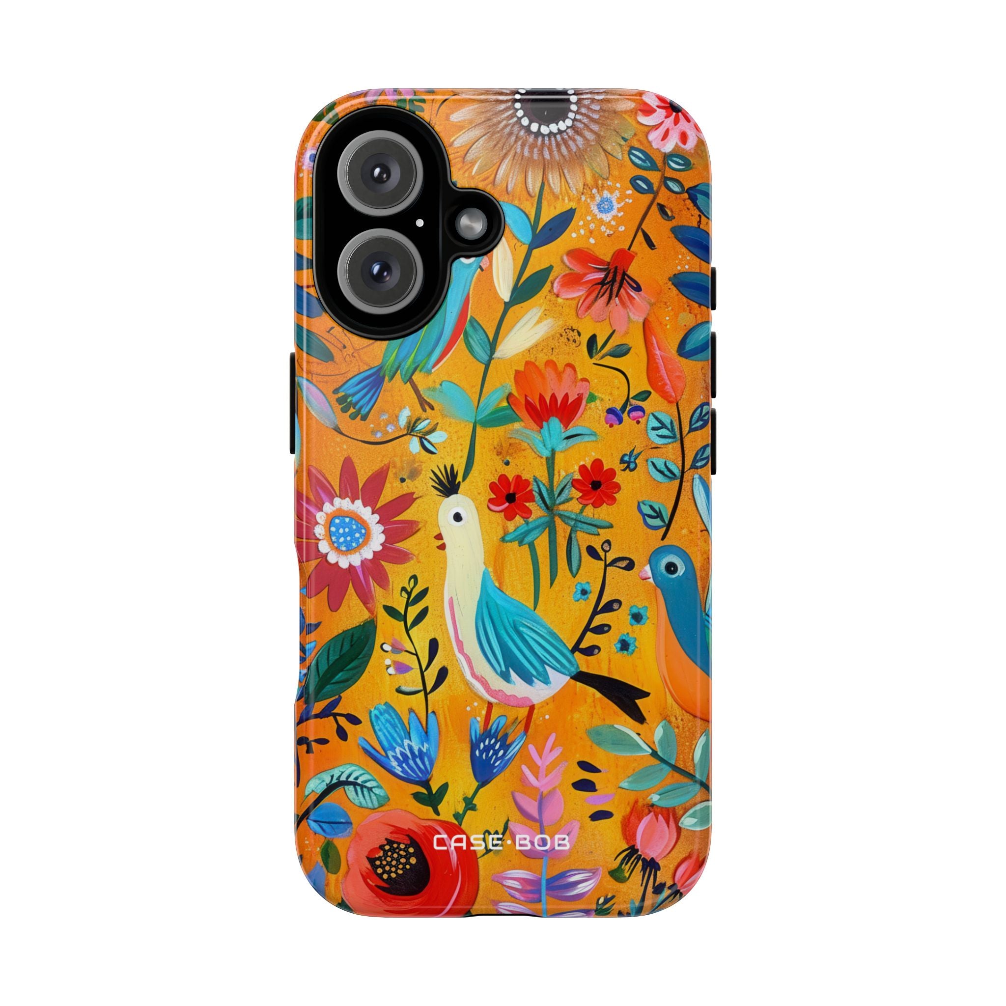 Colorful Birds Bloom iPhone 16 Plus Case - Tough