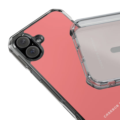 Light Coral iPhone 16 - Clear Impact Phone Case