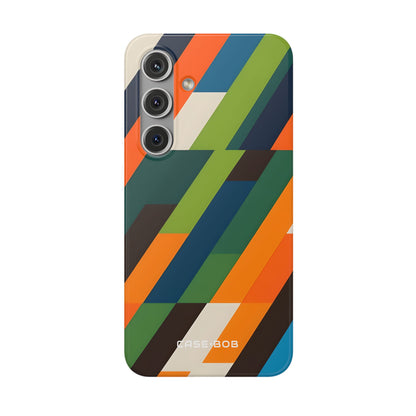 Diagonal Blaze Samsung S24 Case - Soft