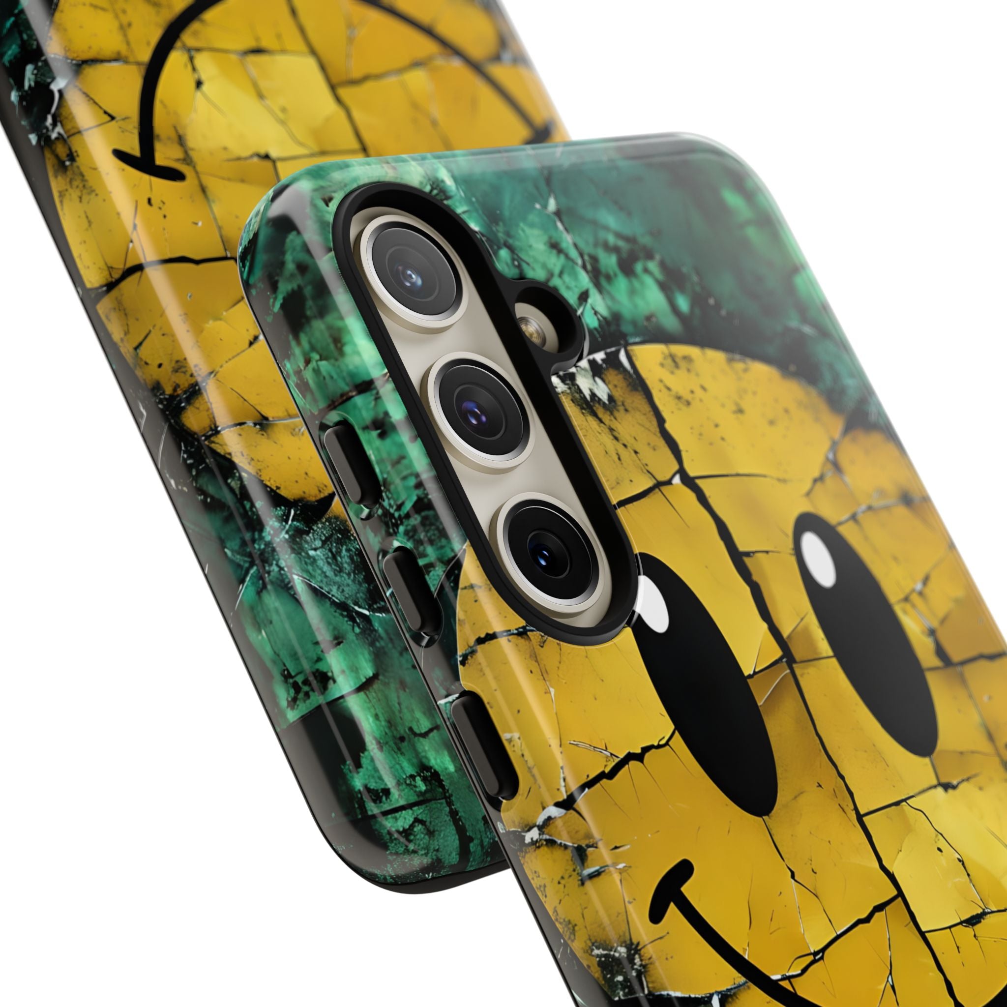 Cracked Smiley Samsung S24 Plus Case - Tough