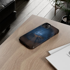 Blue Space Ink Art - Protective Phone Case