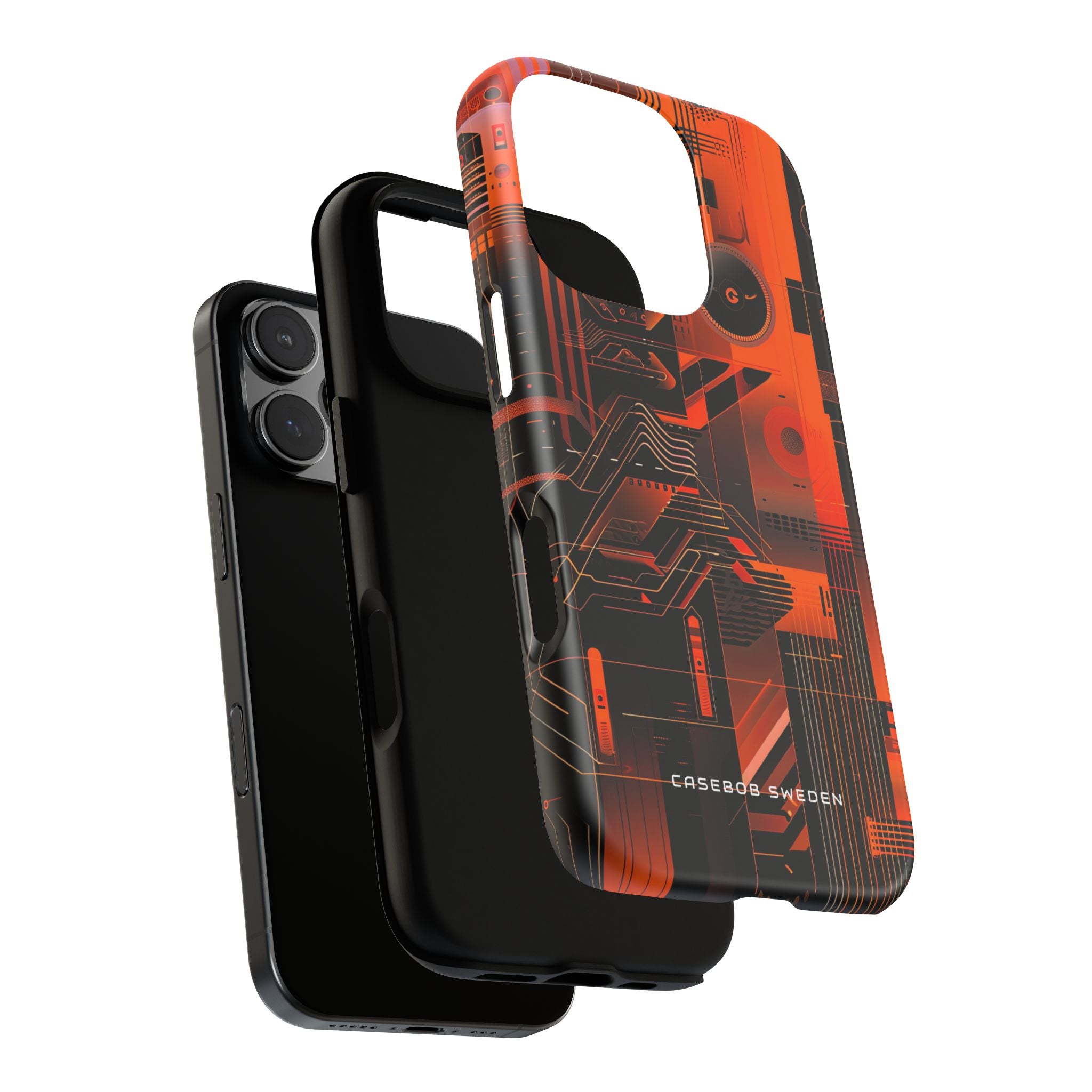 Gradient Circuitburst iPhone 16 - Tough Phone Case