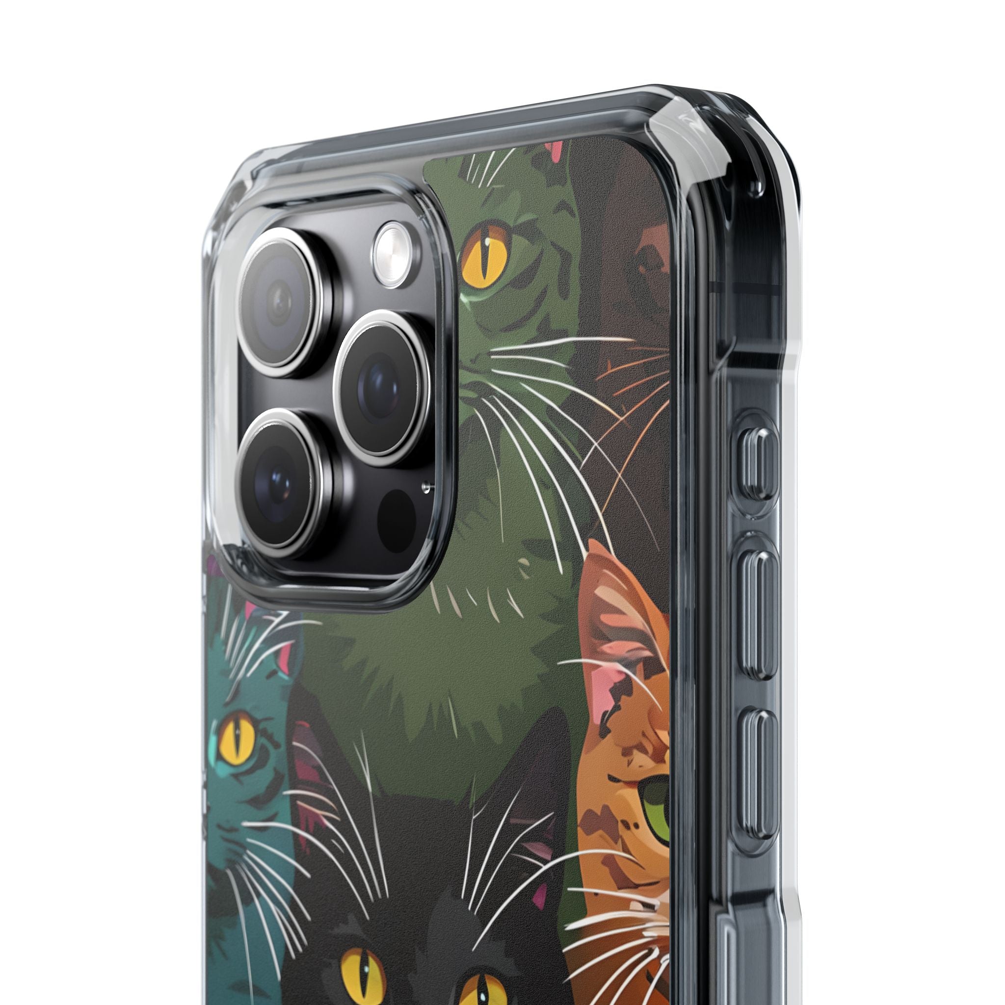 Colorful Cat Charisma iPhone Case - Impact
