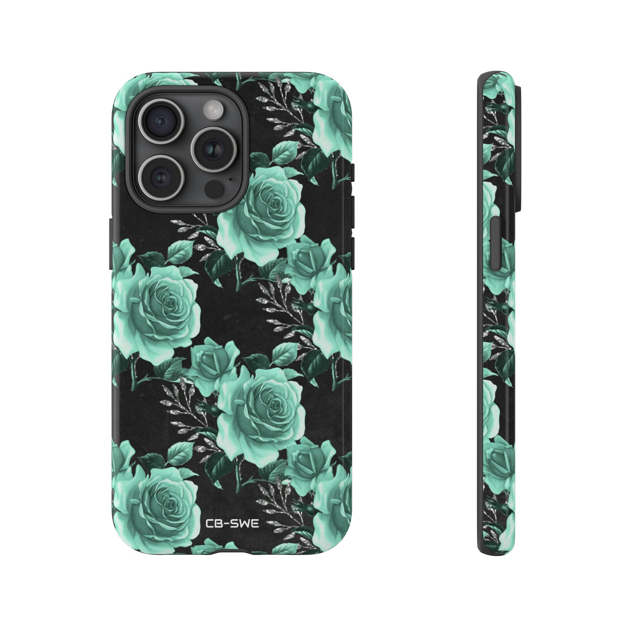 Turquoise Rose Symphony - iPhone Case