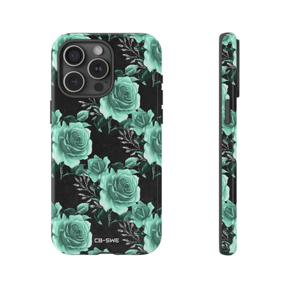 Turquoise Rose Symphony - iPhone Case