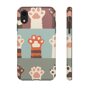 Vintage Cat Paw - Protective Phone Case