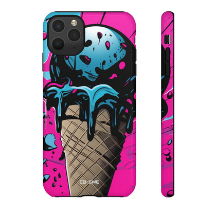 Vibrant Ice Cream Splash - iPhone Case