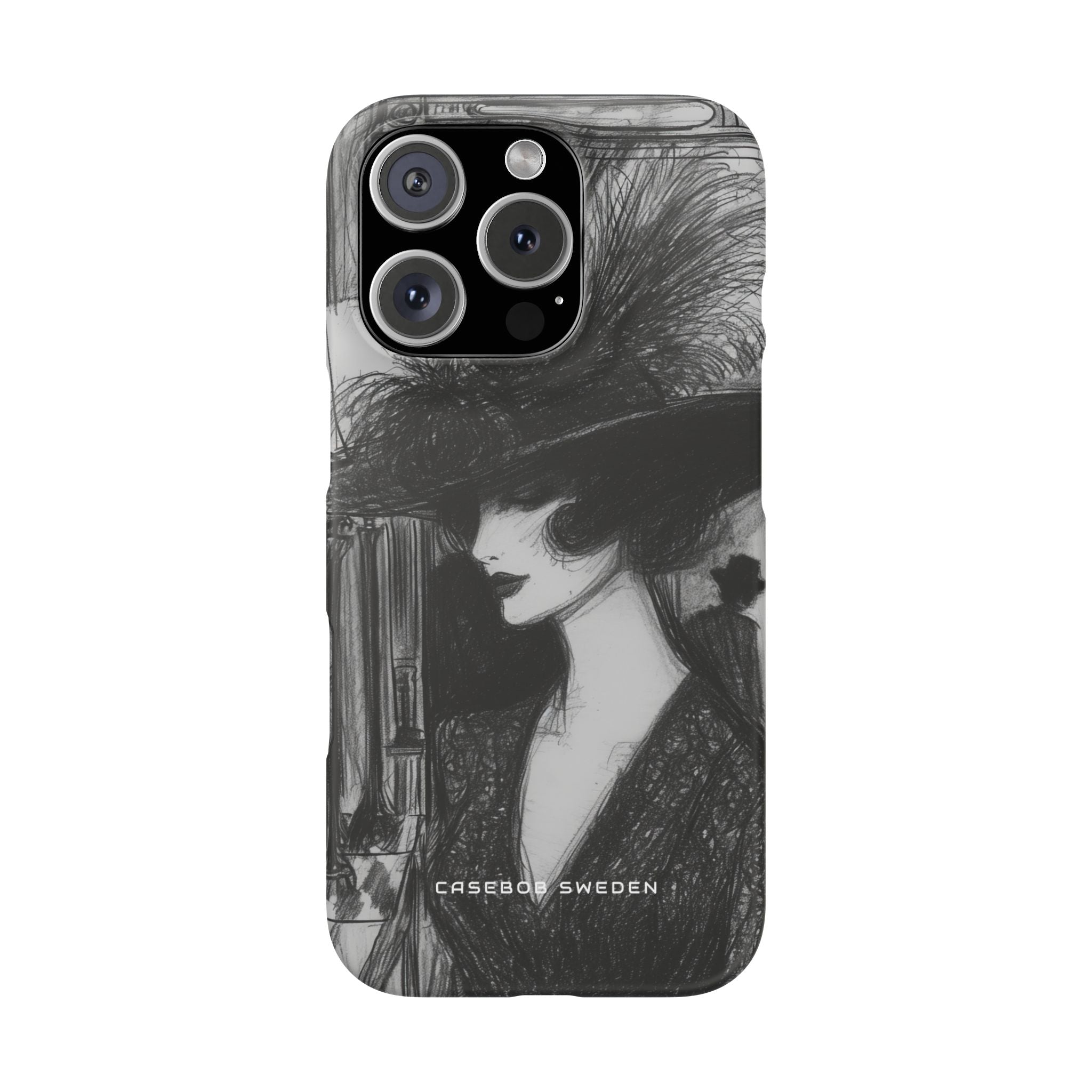 Timeless Elegance in Monochrome iPhone 16 - Slim Phone Case