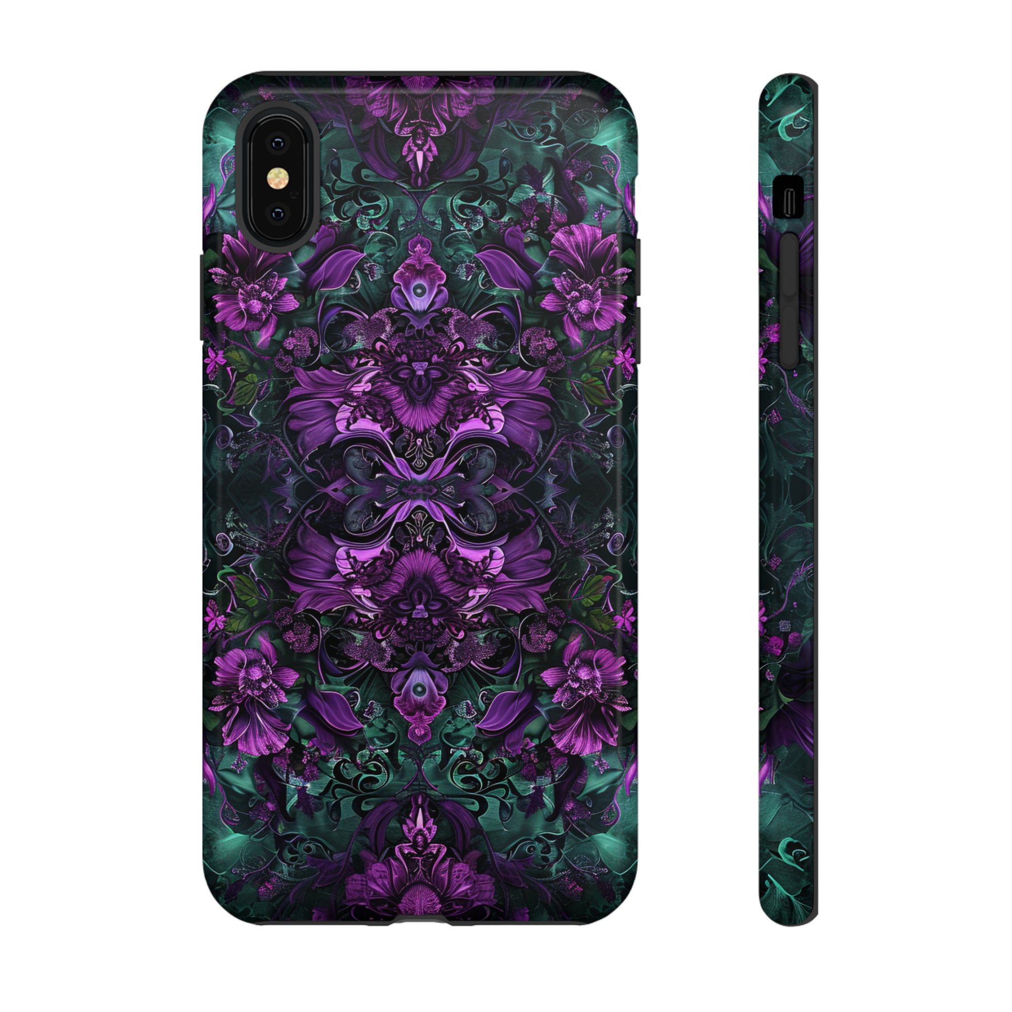 Baroque Floral Gothic - Protective Phone Case