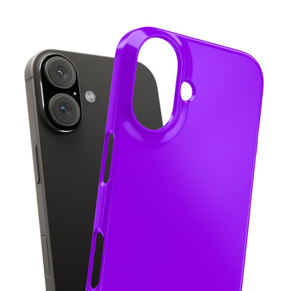 Vivid Violet - Slim iPhone 16 Phone Case