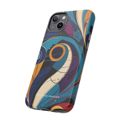 Vintage Vortex Harmony iPhone 14 - Tough Phone Case