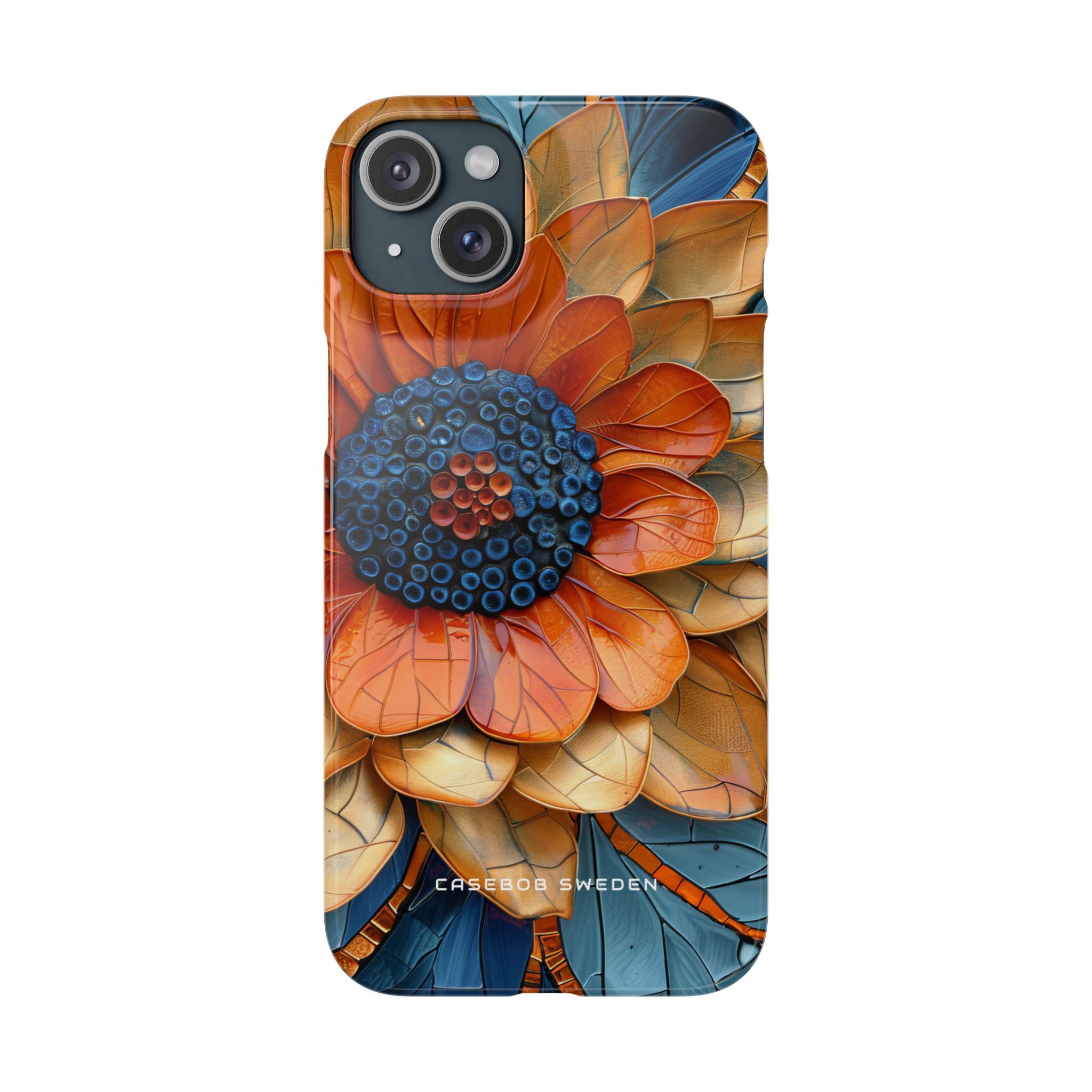 Mosaic Blossom Harmony iPhone 15 - Slim Phone Case