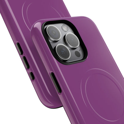 Plum Purple - Tough + MagSafe® iPhone 15 Phone Case