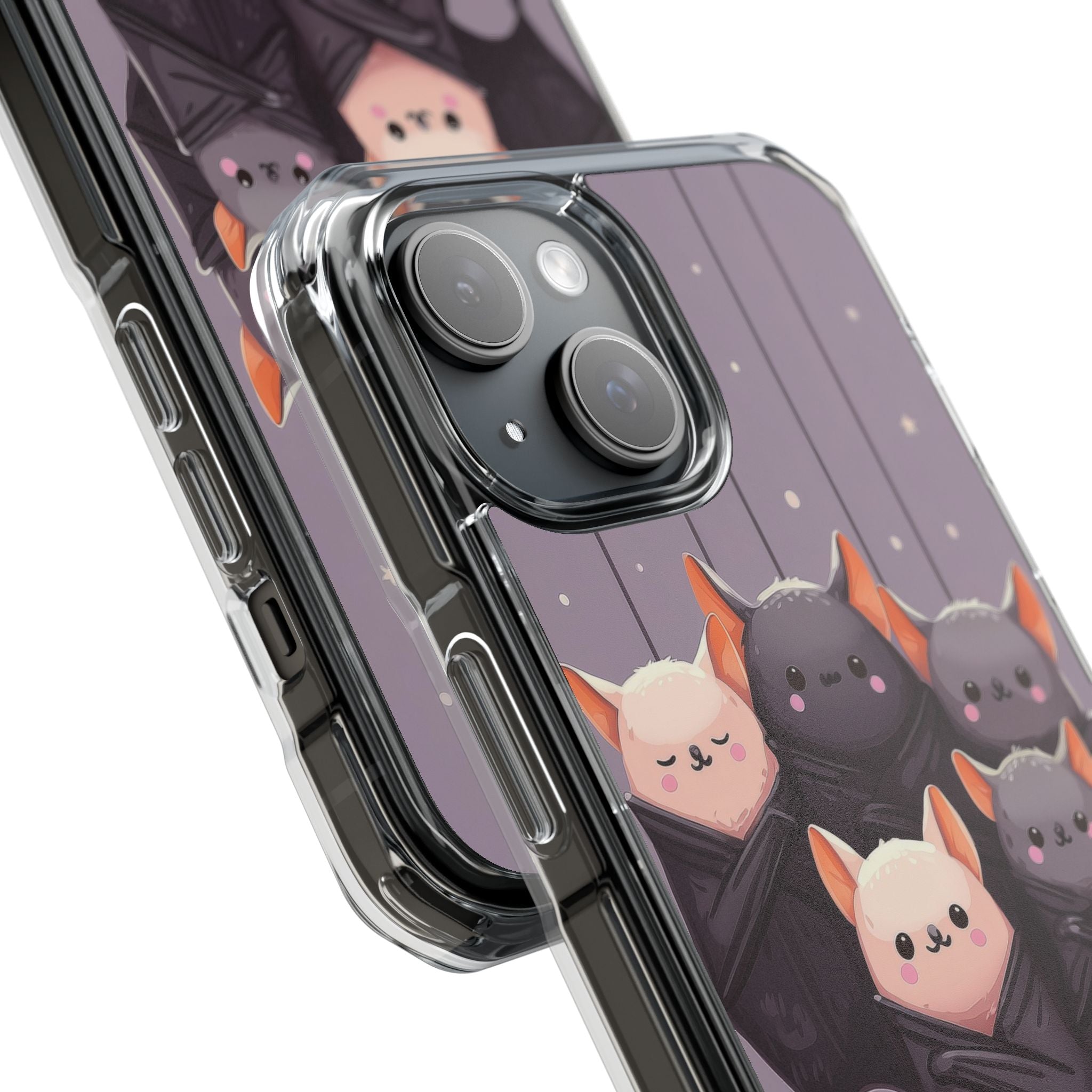 Playful Bats Hang iPhone Case - Impact