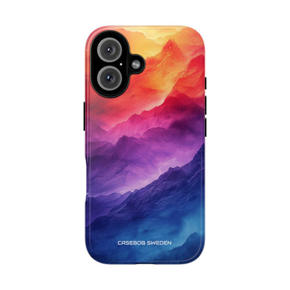 Purple Orange Mountains - Tough iPhone 16 Phone Case