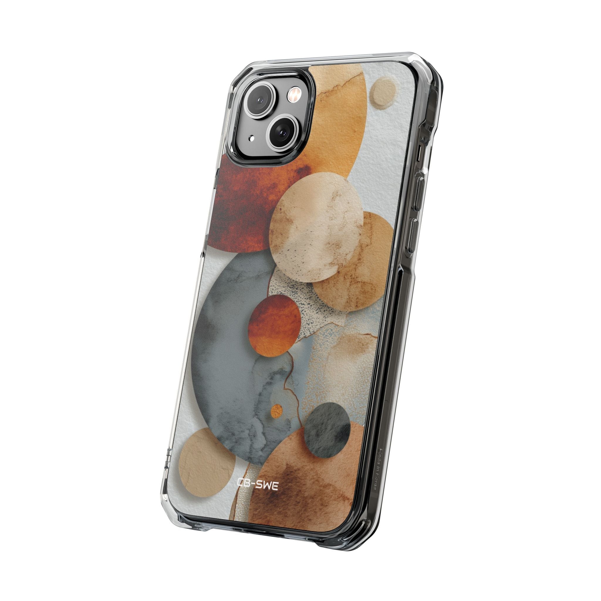 Circles Embrace Warmth iPhone Case - Impact