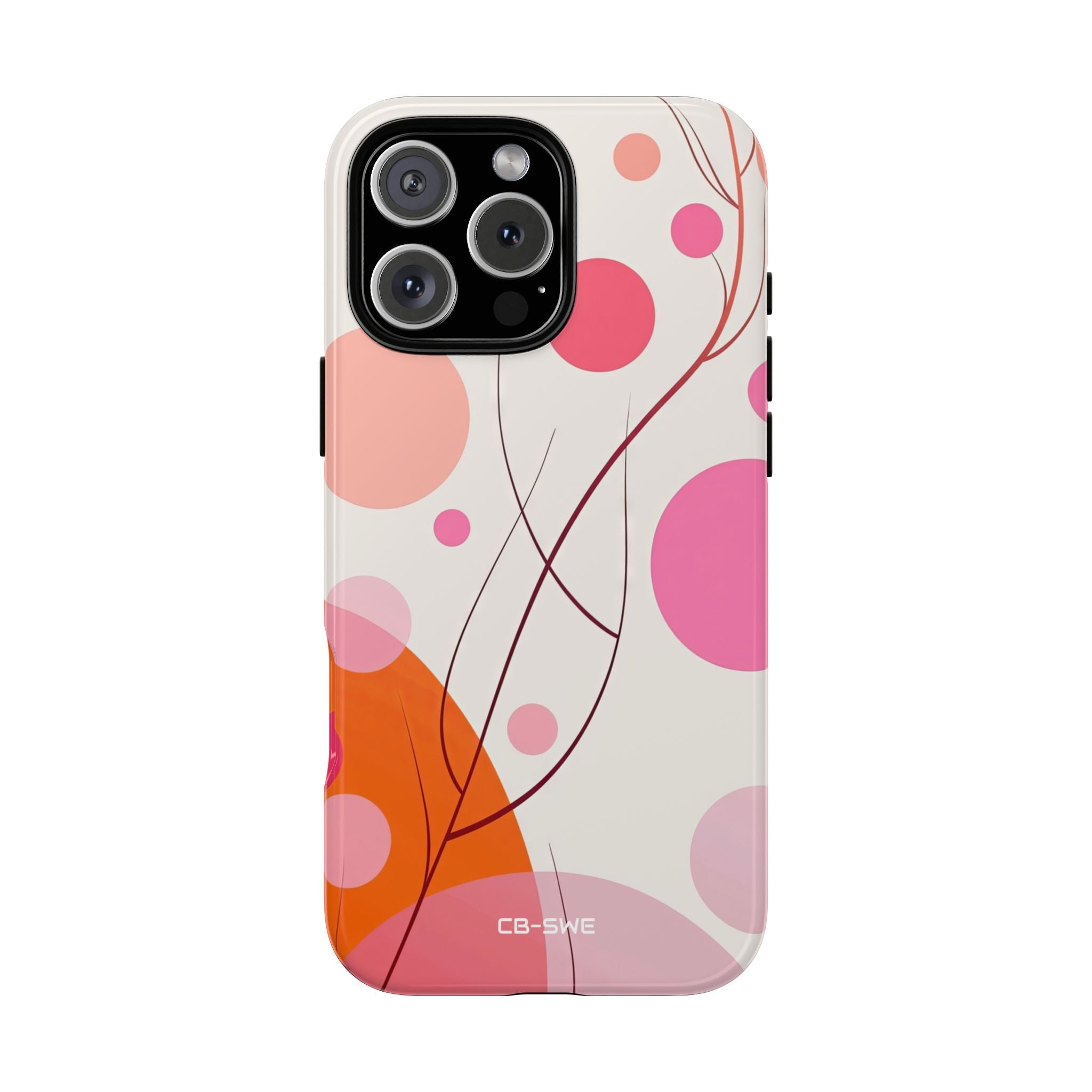 Circles Embrace Lines - iPhone Case