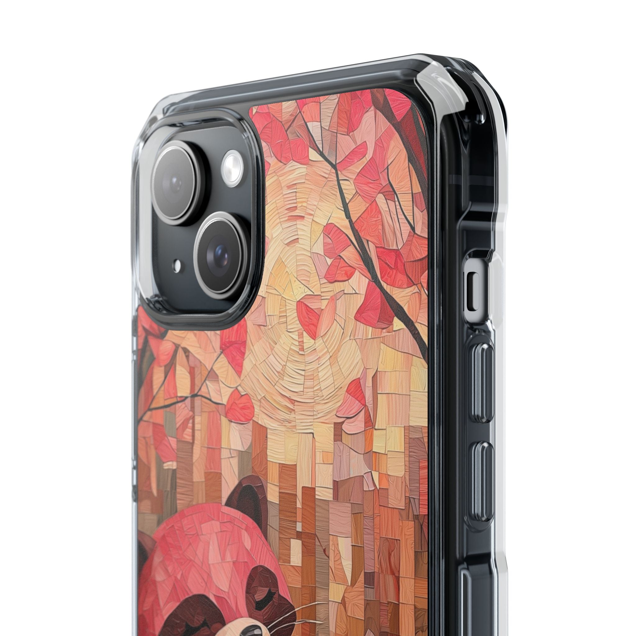 Raccoon Holds Donut iPhone Case - Impact