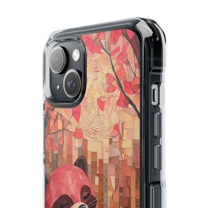 Raccoon Holds Donut iPhone Case - Impact