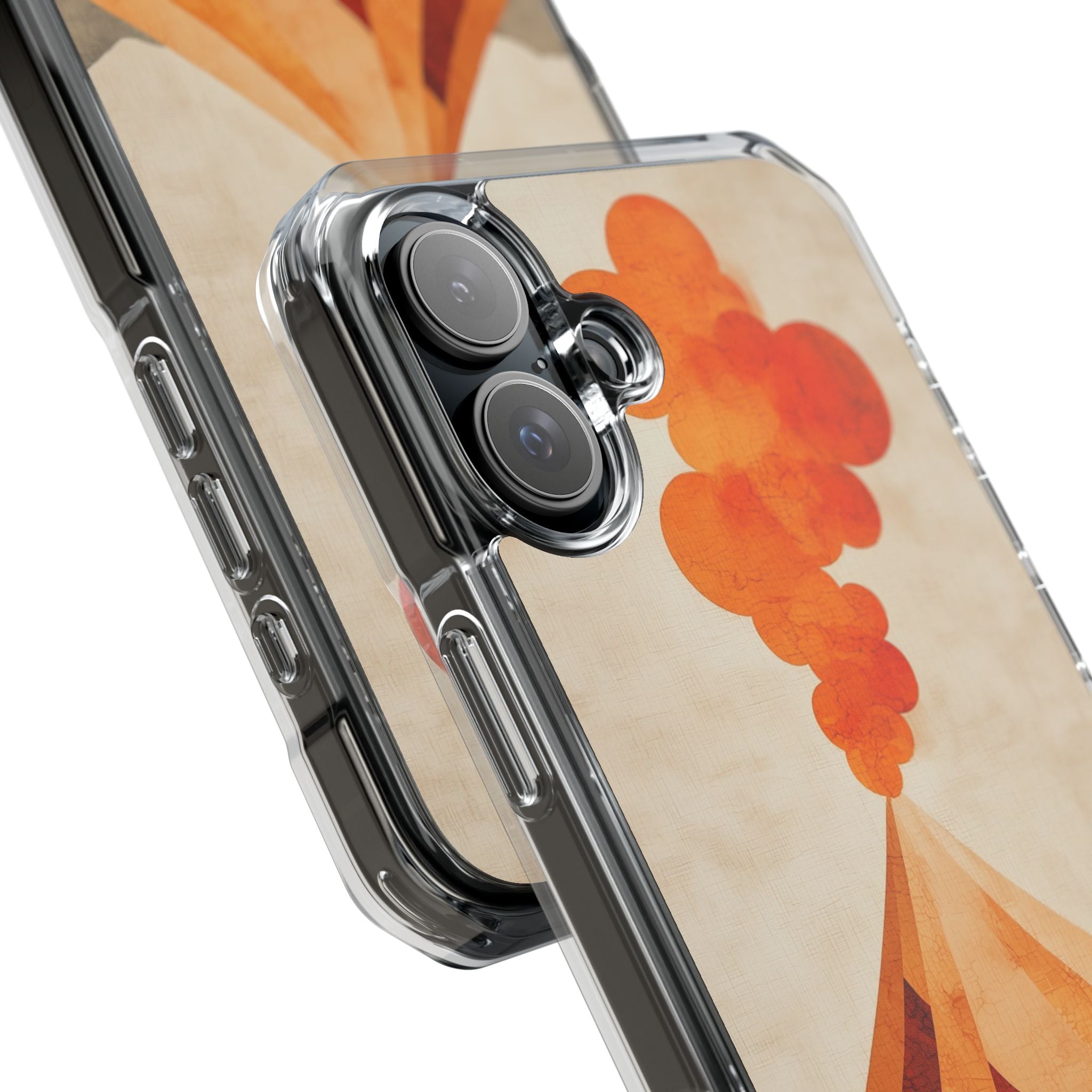 Erupting Heat Waves iPhone Case - Impact