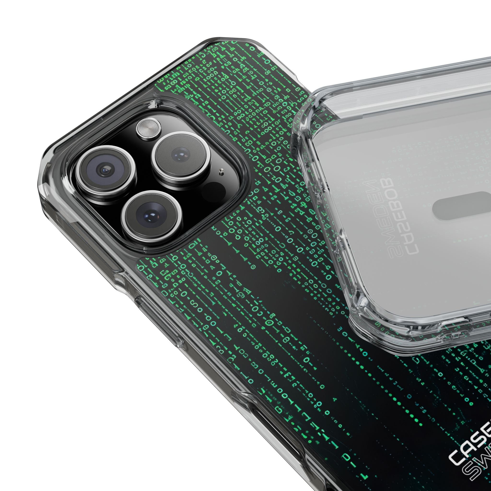Neon Data Stream iPhone 16 - Impact Clear+
