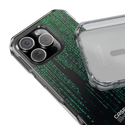 Neon Data Stream iPhone 16 - Impact Clear+