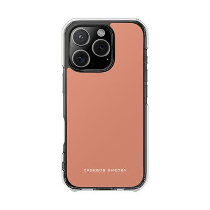 Dark Salmon iPhone 16 - Clear Impact Phone Case