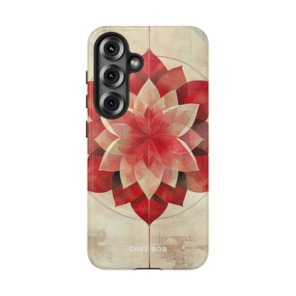 Crimson Bloom Samsung S25 Case - Tough