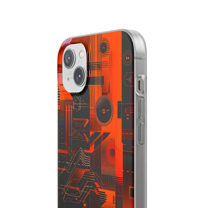 Gradient Circuitburst iPhone 14 - Flexi Phone Case