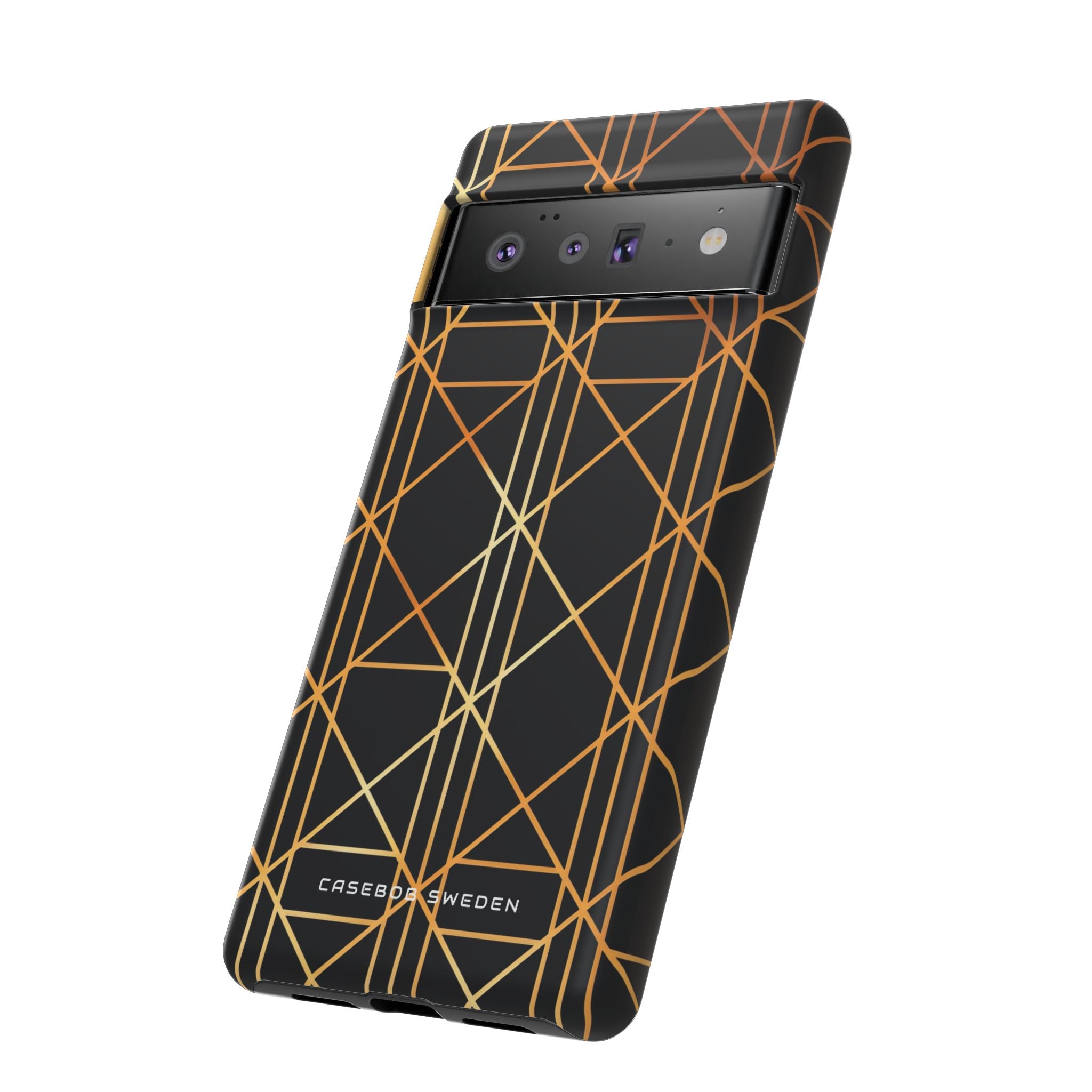 Golden Geometric Elegance Google Pixel 6 - Tough Phone Case