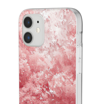 Pantone Rose | Handyhülle für iPhone (Flexible Hülle)