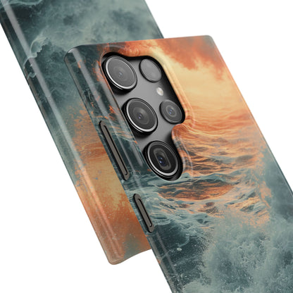 Fiery Wave Power - Slim Samsung S23 Phone Case