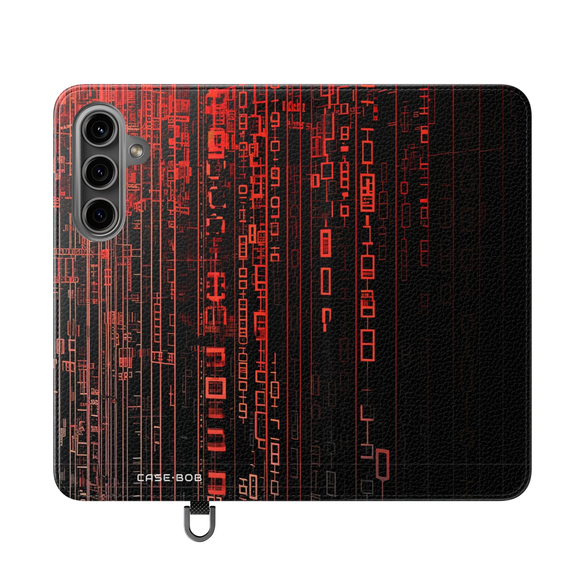 Crimson Columns - Samsung S24 Case - Wallet