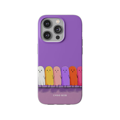 Colorful Ghosts iPhone 14 Pro Case - Soft