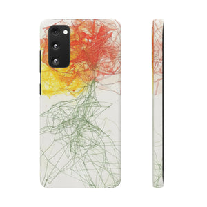 Fiery Blossom | Slim Phone Case for Samsung