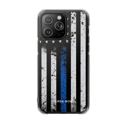 Blue Stripe Flag iPhone 14 Pro Max Case - Impact