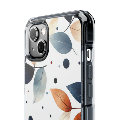 Leaves And Circles iPhone Case - Impact