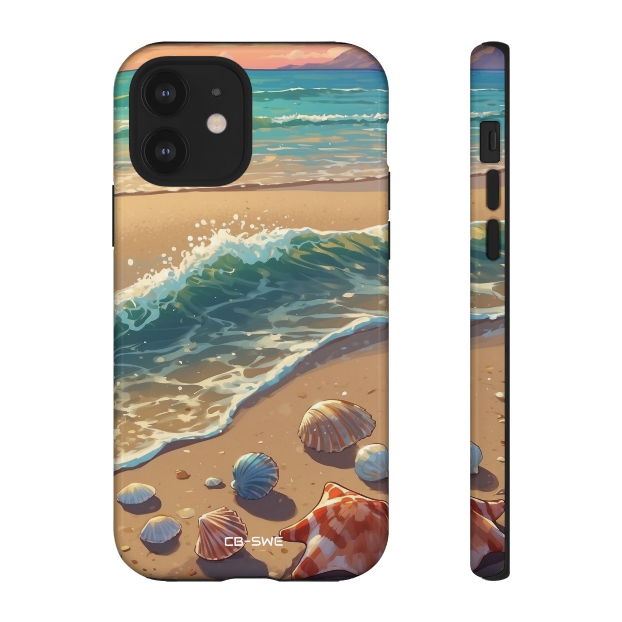 Seashells Kiss Shore - iPhone Case