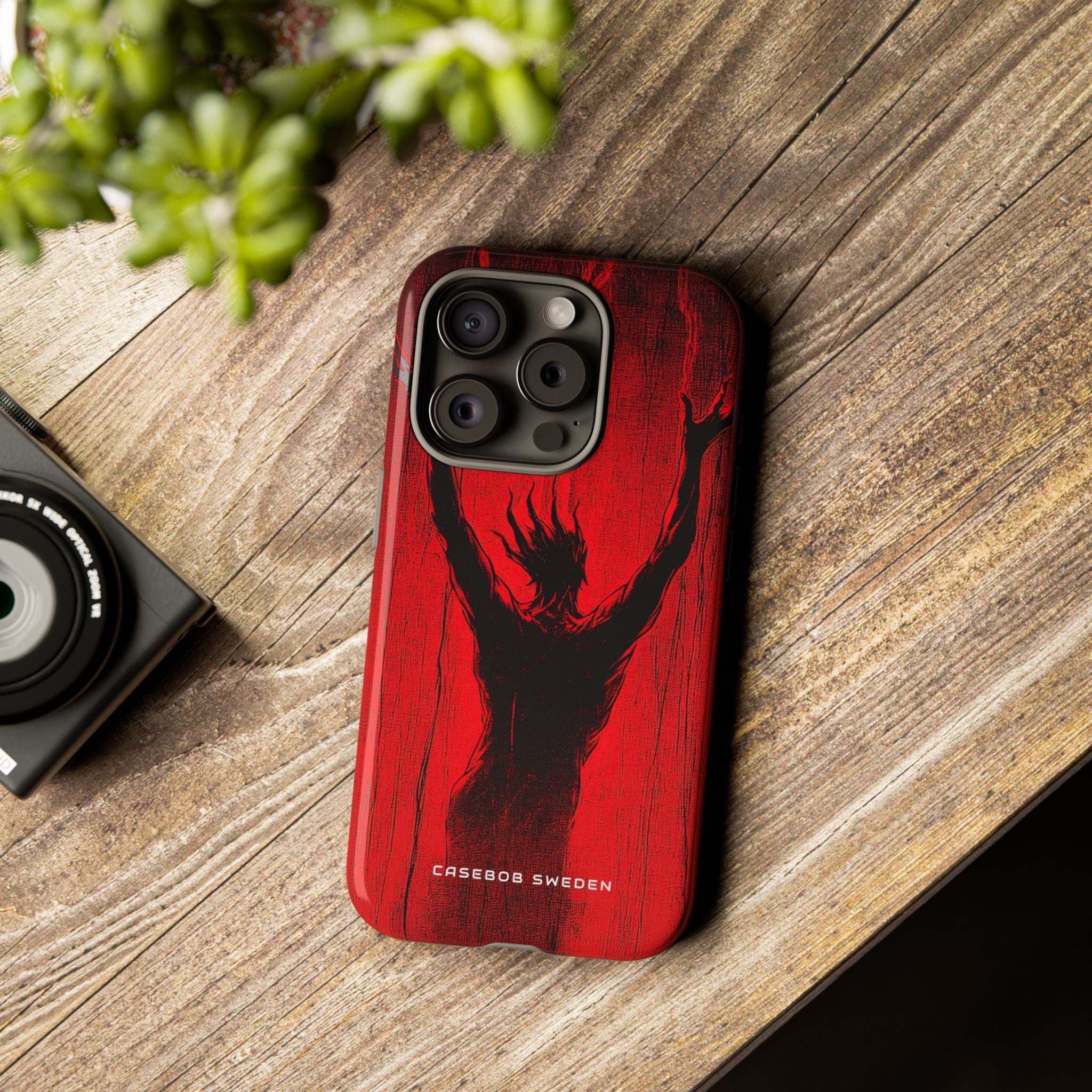 Crimson Despair iPhone 15 - Tough Phone Case