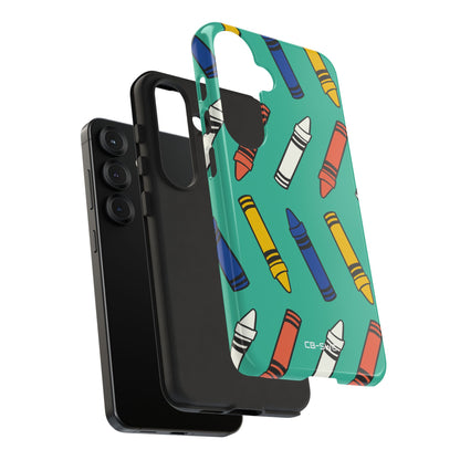 Crayons Dance Playfully - Samsung Case