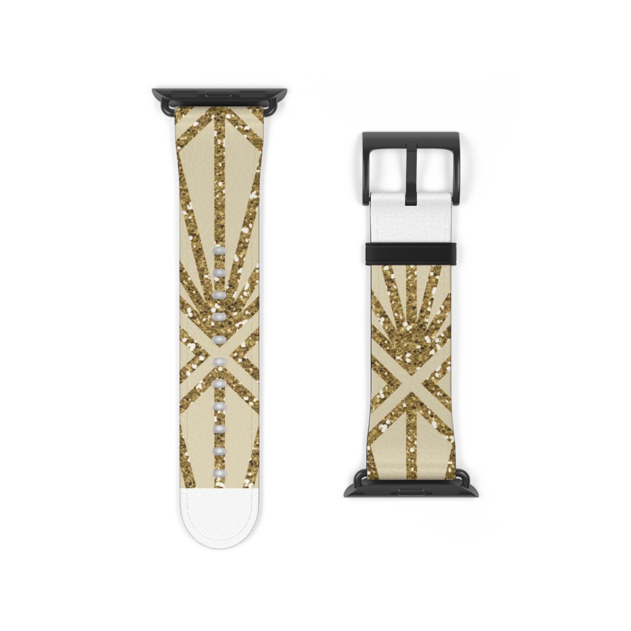 Golden Fan Sparkle - Watch Band