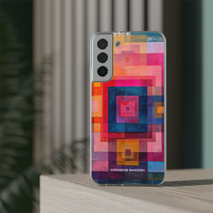 Vibrant Geometry - Flexi Samsung S22 Phone Case