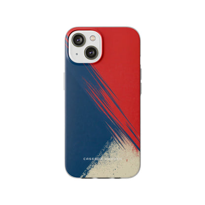 Vintage Brushstroke Harmony iPhone 14 - Flexi Phone Case