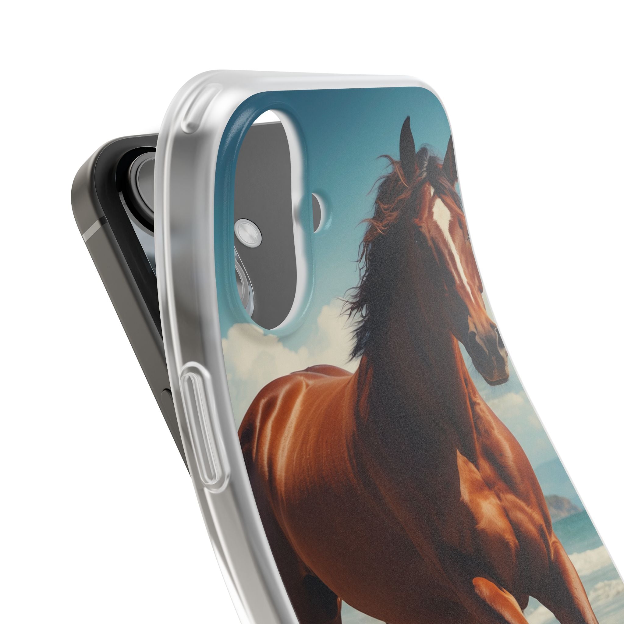 Blazing Horse iPhone 16 Plus Case - Soft