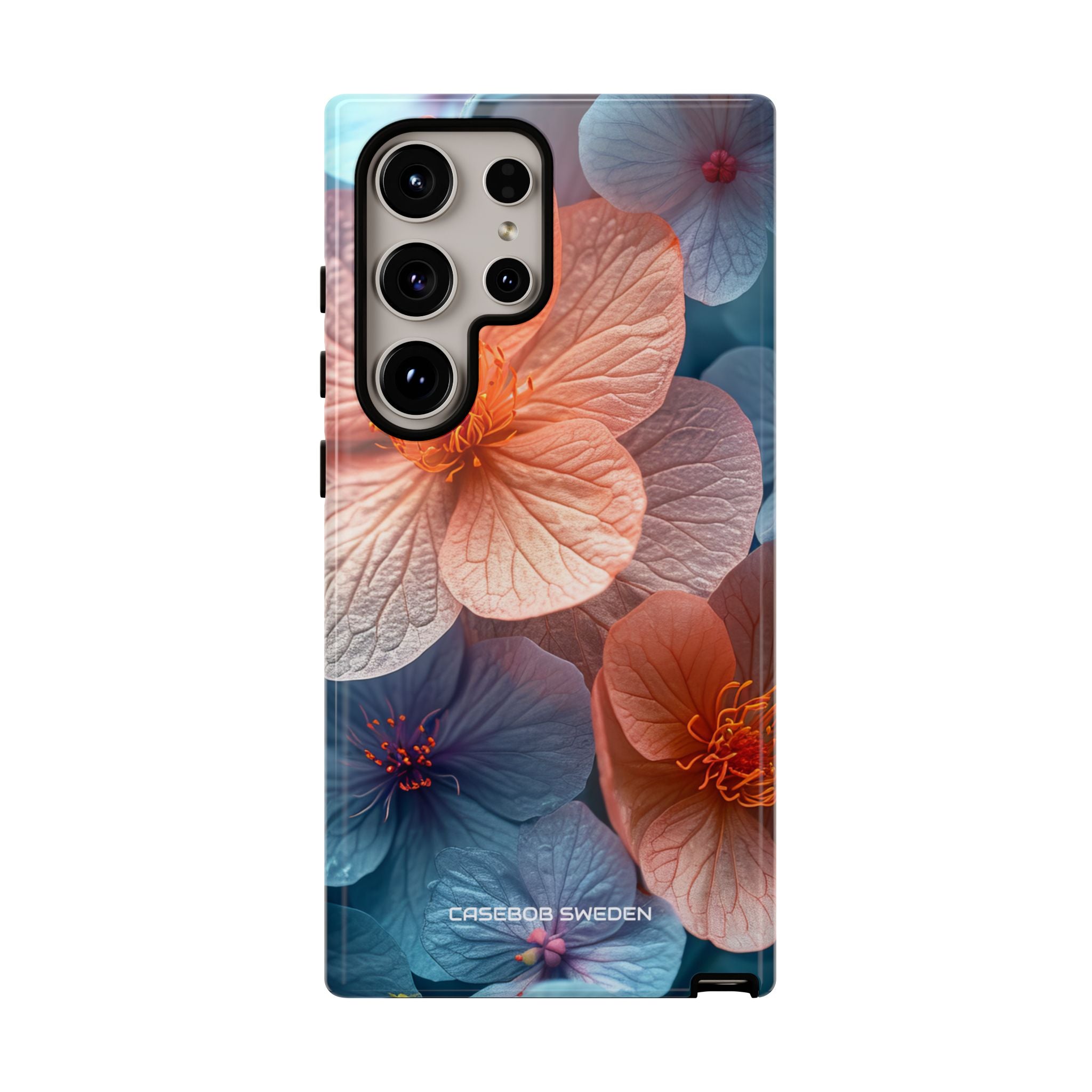 Peach Blossom Serenity - Tough Samsung S24 Phone Case