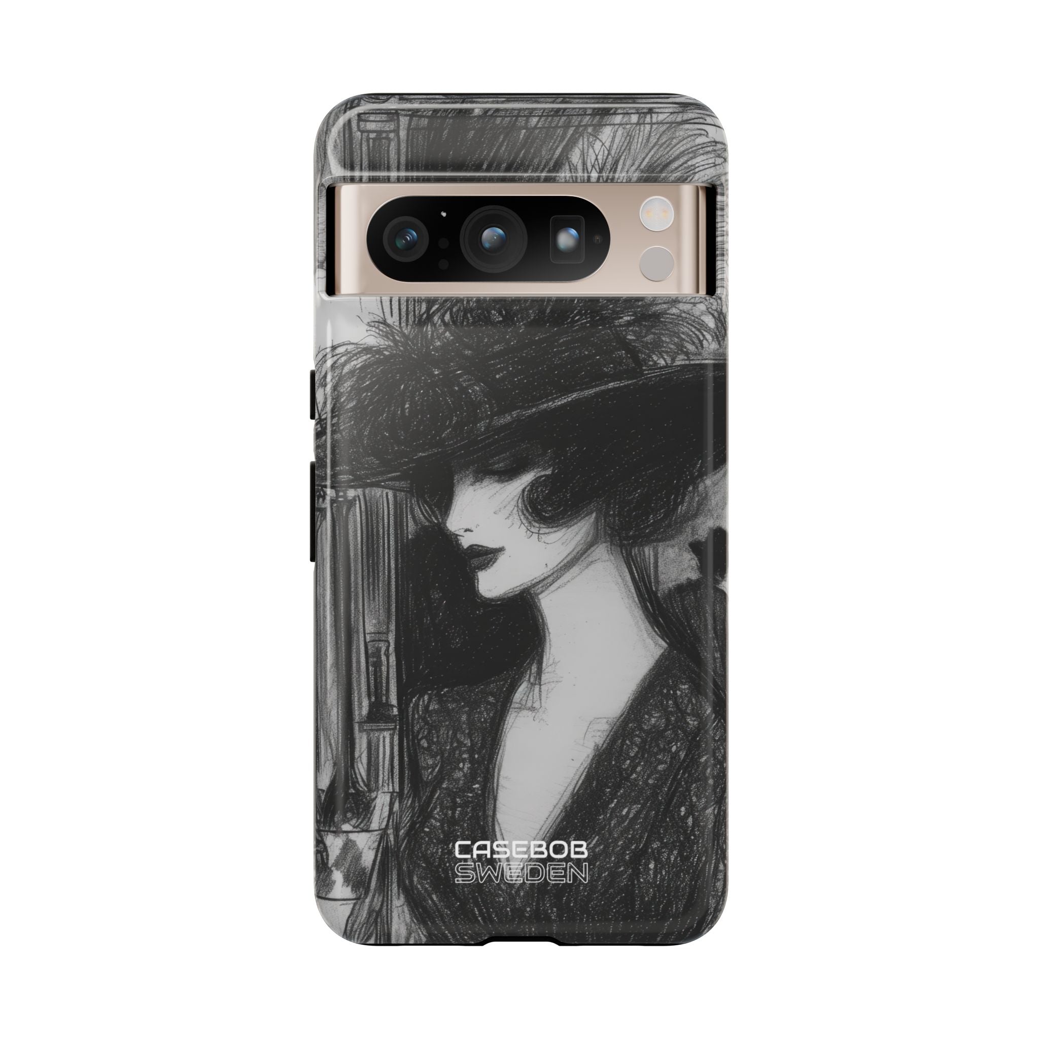 Vintage Feather Elegance Google Pixel 8 - Tough